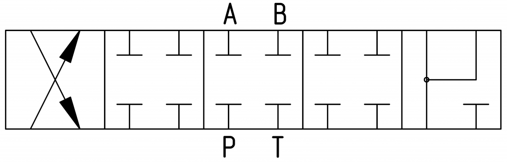 Гидрораспределитель ГРЭ6, ВЕ6, 1РЕ6, 4WE6, МРЭ6 Схема №94