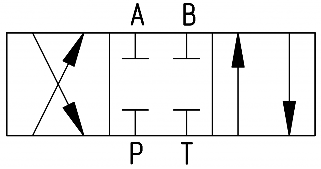 Гидрораспределитель ГРЭ6, ВЕ6, 1РЕ6, 4WE6, МРЭ6 Схема №44