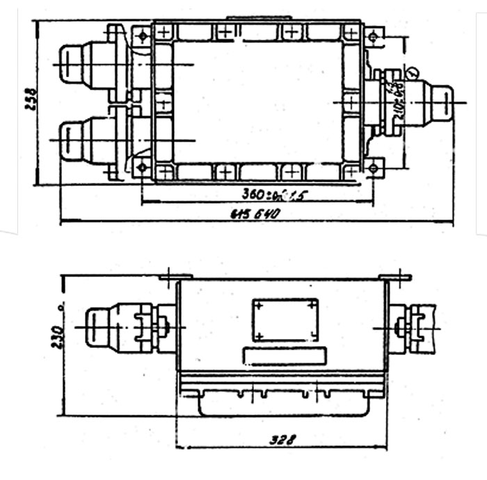 Схема габаритов БК-2К