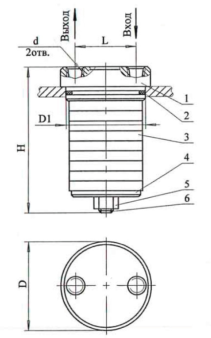 Фильтр сетчатый с резьбовым присоединением