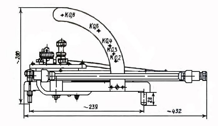 Чертеж микроманометра ММН-2400