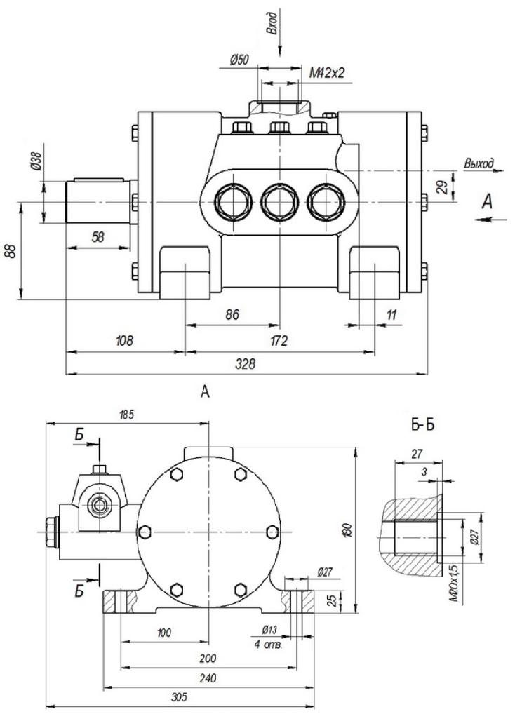 Размеры Н-401УР