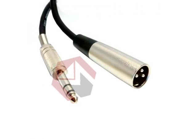 Кабель соединительный Jack 1/4" - XLR-M балансный фото 1