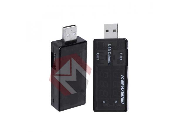 Тестер USB Вольтметр Амперметр двухрядный фото 1