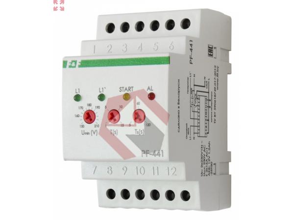 Автоматический переключатель фаз PF-441    2x230+N   3x16A    3NO  IP20 фото 1