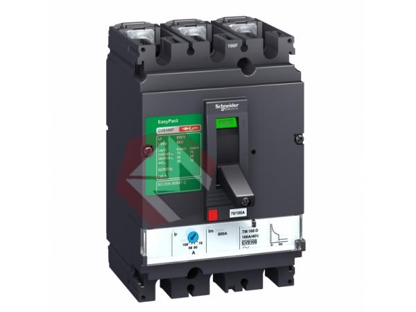 Автоматический выключатель CVS 100F 36kA 3P 100A Schneider Electric фото 1