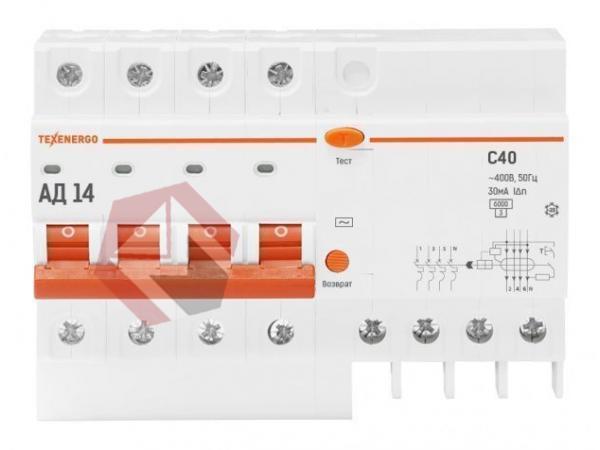 Дифф. автомат АД-14  40А/30мА фото 2