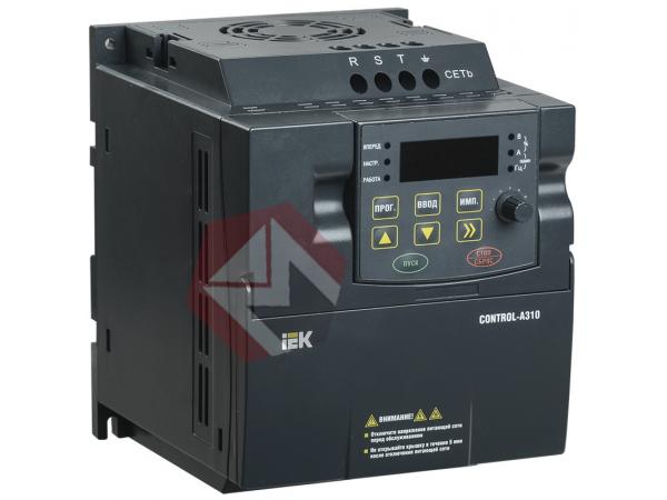 Преобразователь частоты CONTROL-A310 220В, 1Ф 1,5 kW 7A IEK фото 1