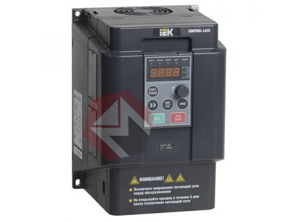 Преобразователь частоты CONTROL-L620 380В, 3Ф 4-5,5 kW IEK фото 1