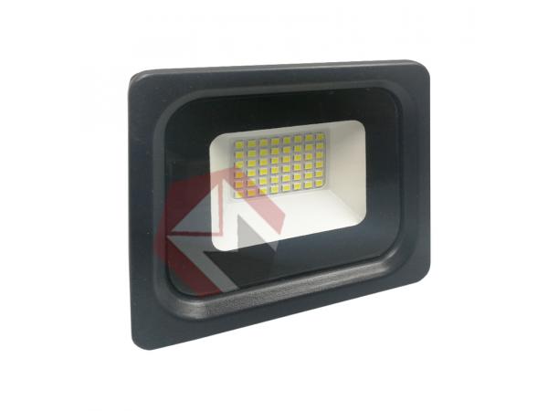 Светодиодный прожектор LED 50W 220-240В   4000Лм 6500К  IP65   (черный)  TEXENERGO фото 1