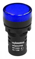 Арматура светосигнальная AD22DS(LED) 110В AC/DC d22  синяя        Texenergo фото
