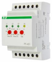 Автоматический переключатель фаз PF-451   Uвх. 3х380В, Uвых. 220В, 3х16А, с выходами для контакторов фото