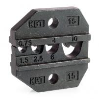 Номерная матрица для опрессовки неизолированных медных наконечников и гильз МПК-15 (КВТ) фото