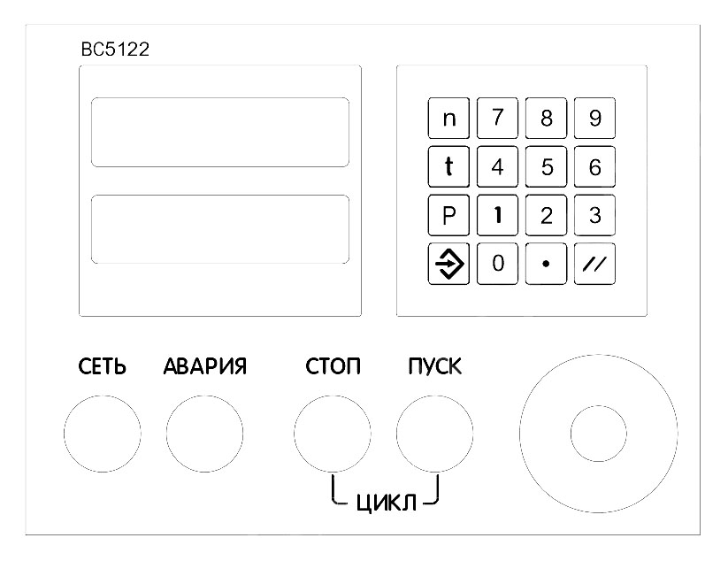 Лицевая панель ВС5122