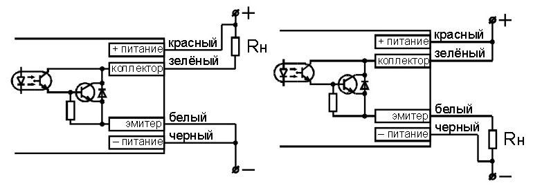 Схема подключения Ф2Б