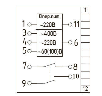 Схема подключения НЛ-4