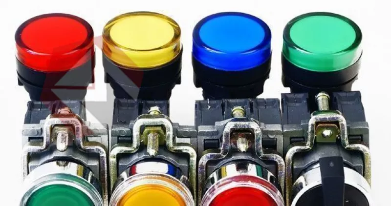 Арматура светосигнальная AD22DS(LED) 110В AC/DC d22  желтая     фото 2