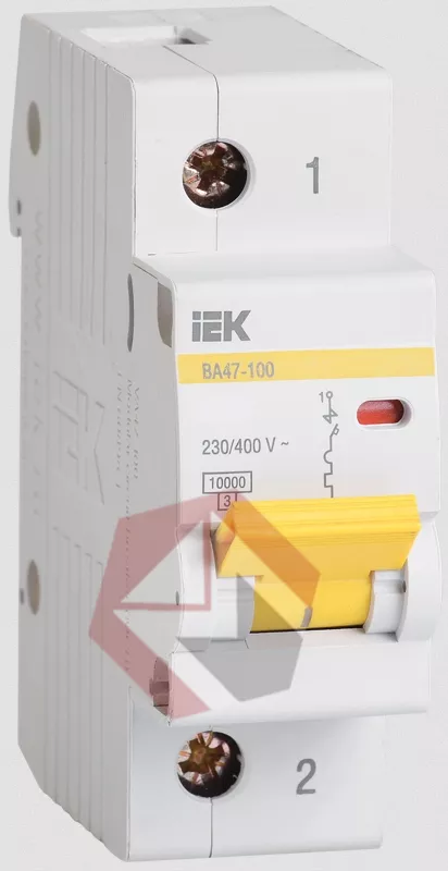 Автоматический выключатель 1р ВА 47-100     16А   D фото 2