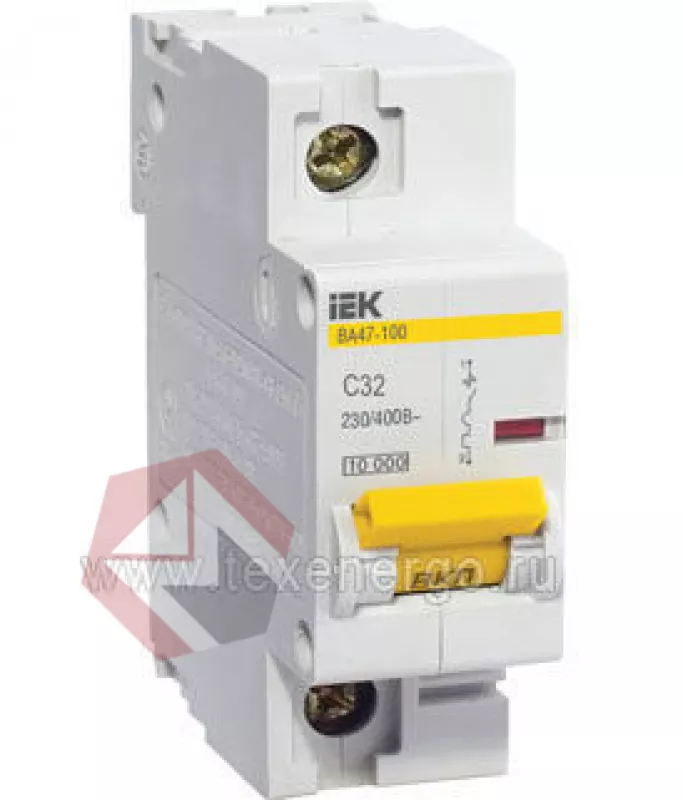 Автоматический выключатель 1р ВА 47-100  32А фото 2