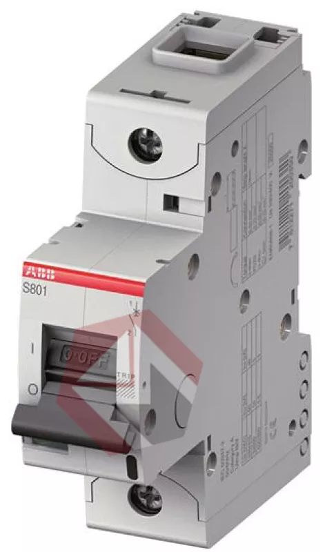 Автоматический выключатель S801C 1п  20А  25кА ABB хар-ка C фото 1