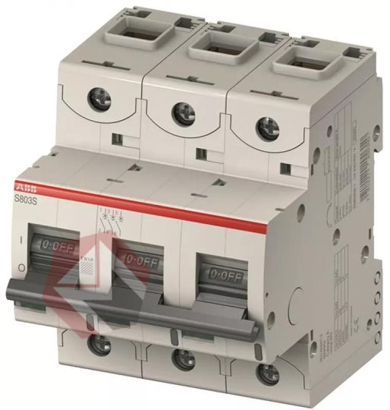 Автоматический выключатель S803C 3п  25А  25кА ABB хар-ка C фото 1