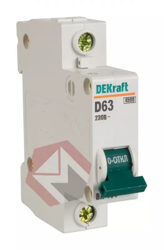 Автоматический выключатель ВА-101 1п 63А 4,5кА DEKraft хар D Schneider Electric фото 1