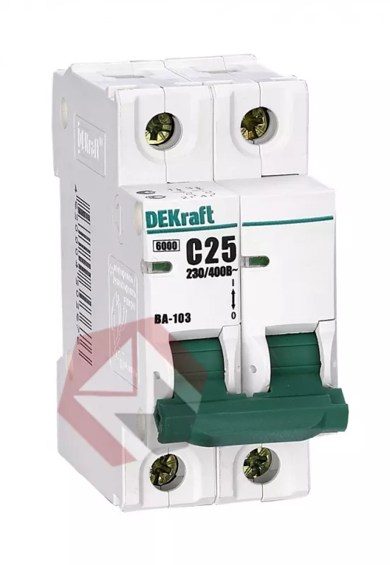 Автоматический выключатель ВА-103 2п 2А 6кА DEKraft хар C Schneider Electric фото 1