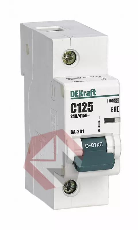 Автоматический выключатель ВА-201 1п 100А 10кА DEKraft хар C фото 1