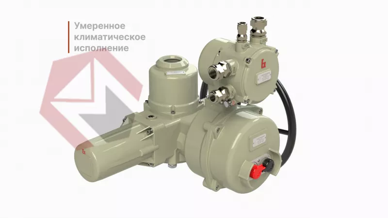 Электропривод интегрированный
неполнооборотный взрывозащищенный ГЗ-ОФВ КС фото 1
