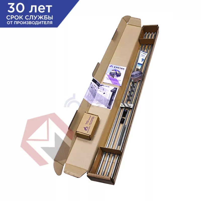 Комплект заземления ZN – 6 (6 метров, 16 мм, 4 х 1500 мм) без насадки SDS-max фото 1