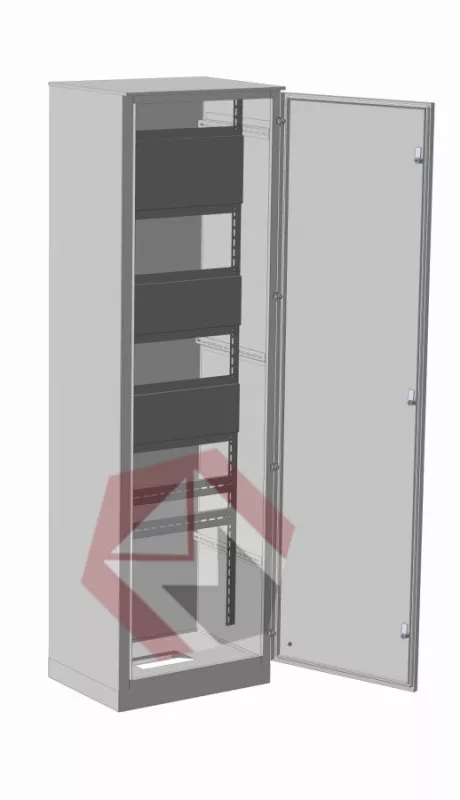 Корпус ВРУ-1 2000х450х450  IP54  RAL 7035 цельнометаллический фото 1