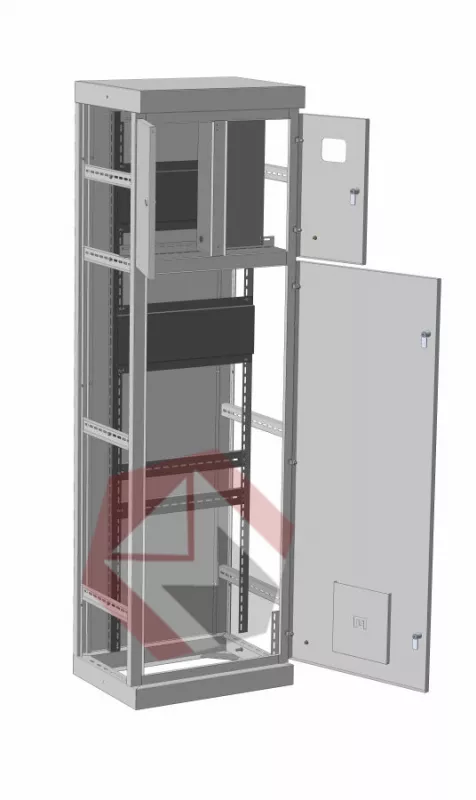 Корпус ВРУ-3 1800х630х450  IP31 без б/п  RAL 7035 серый  фото 1
