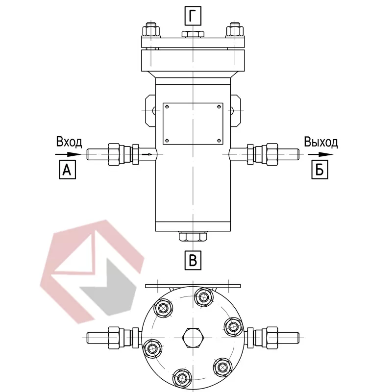Фильтр одоранта ФГС-10-6,3 GL, ФГС-25-1,6 GR фото 1