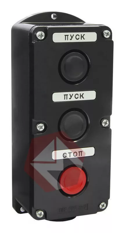 Пост кнопочный ПКЕ 222-3 У2  IP54 фото 1