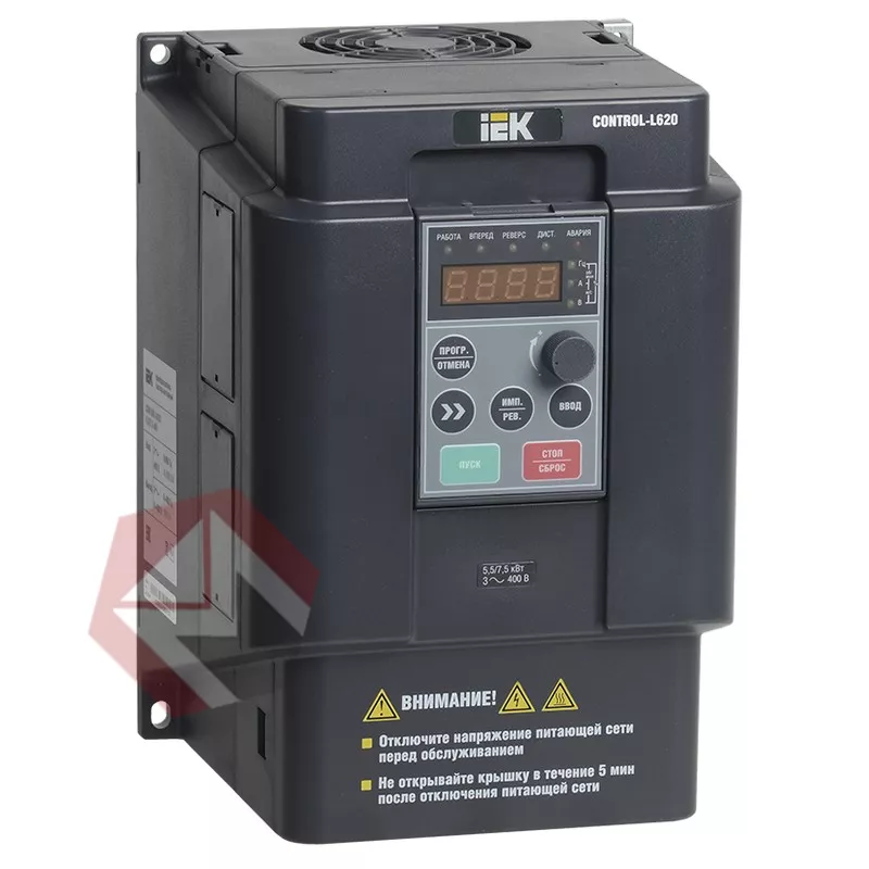 Преобразователь частоты CONTROL-L620 380В, 3Ф 4-5,5 kW IEK фото 1