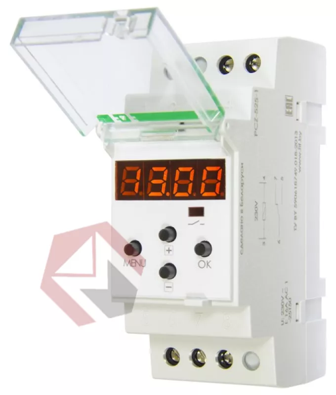 Реле времени PCZ-525-1   24-264В AC/DC  16А   1Р    IP20 фото 1