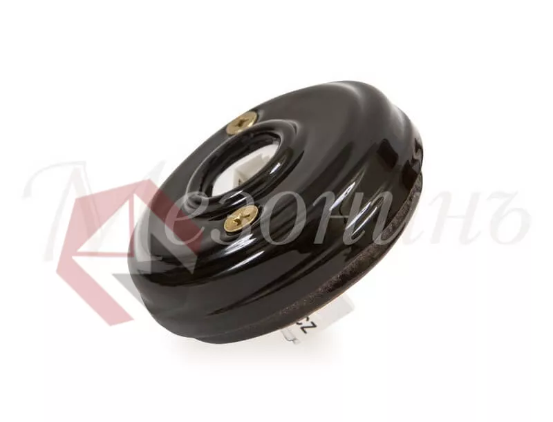 Розетка компьютерная RJ45  (без подъемной рамки D70x25), цвет - черный, коллекция "Новая Голландия", фото 1