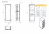 Корпус ВРУ-1 2000х800х450  IP31 без б/п  RAL 7035 серый  фото навигации 3