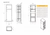 Корпус ВРУ-2 2000х450х450  IP31 без б/п  RAL 7035 серый  фото навигации 3