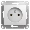 Розетка без заземления без шторок,  с/у, механизм GLOSSA белый Schneider Electric фото навигации 1