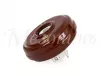 Розетка компьютерная RJ45  (без подъемной рамки D70x25), цвет - коричневый, коллекция "Новая Голланд фото навигации 1