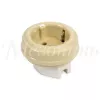 Розетка Розетка фарфор двухполюсная, с з/к (D70x20,16А, 250В, IP20, без подъемной рамки фото навигации 1